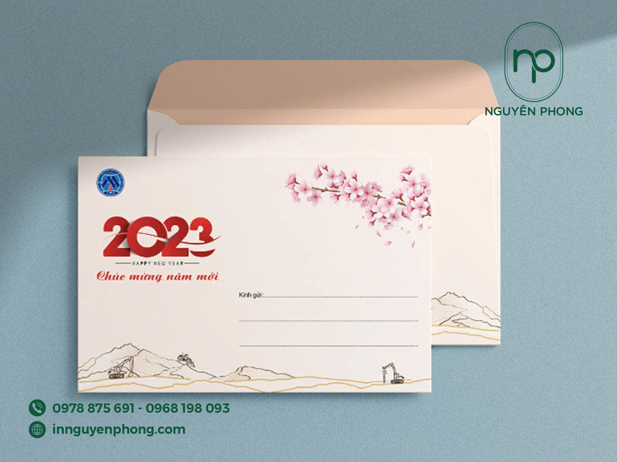 Phong bì A5 thiết kế theo yêu cầu riêng